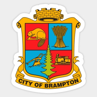 Brampton Flag Decal Sticker